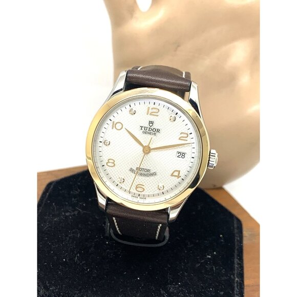 Tudor by Rolex Mens Watch 1926 M91451-0012 Swiss Automatic Diamond Two Tone 36mm - Picture 1 of 14